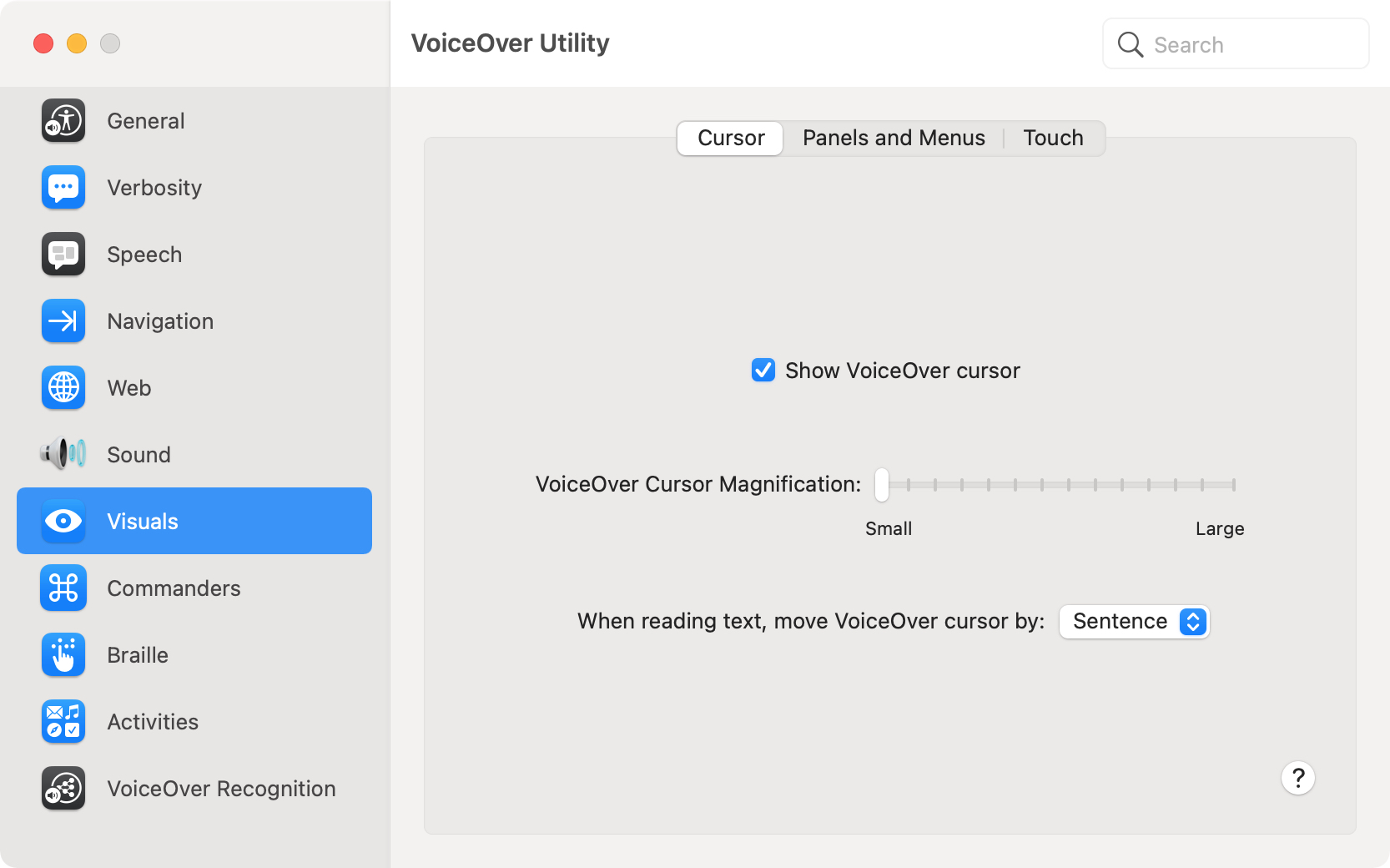 mac visual cursor tool for videos